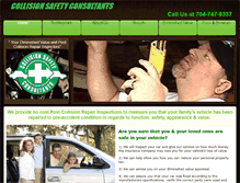 Tablet Screenshot of collisionsafetyconsultants.com